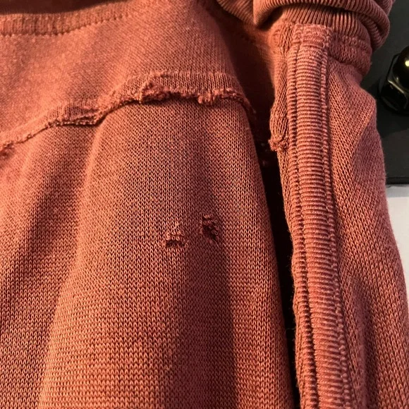 Free People Movement Wide-Leg Crop Pants in rust (M) - Picture 6 of 8